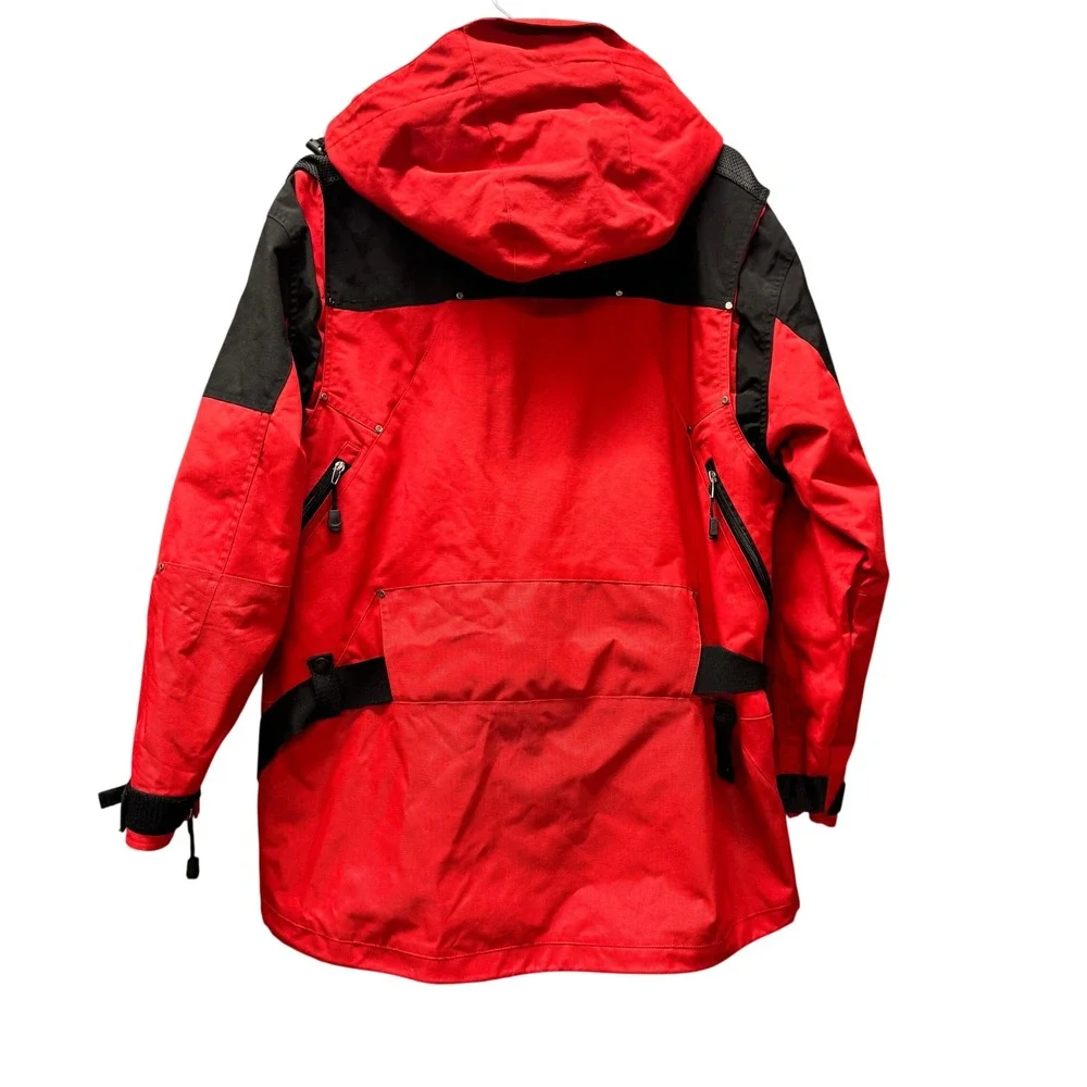 The North Face Apogee Jacket Mens L Steep Tech Red Ski Parka Scot Schmidt Hooded